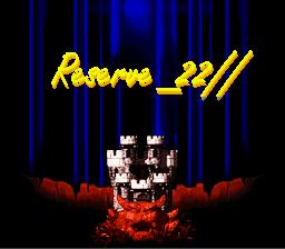 Super Mario RPG : Reserve 22 (Hack) — Title screen